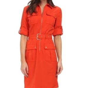 Michael Kors Belted Shirt Dress